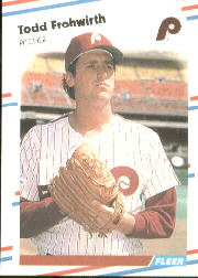 1988 Fleer Baseball Cards      301     Todd Frohwirth